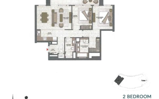 2BR Apartment | Creek Harbour