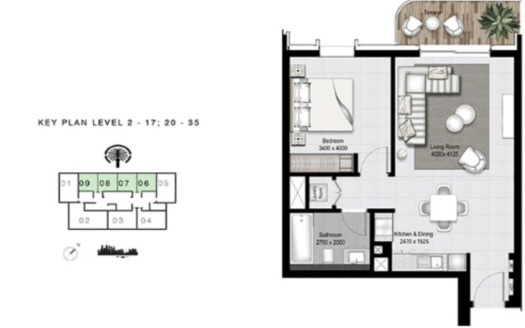 1BR Apartment | EMAAR Beach Front