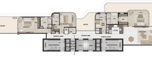 3 BR im DEVMARK Vitalia Palm Jumeirah Residences | Palm Jumeirah Island Dubai