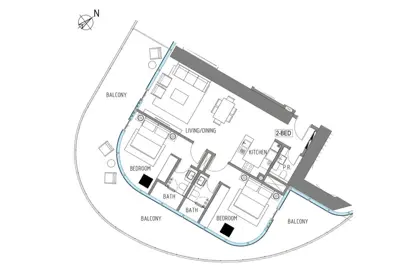 2BR im Damac Casa | Media City Dubai