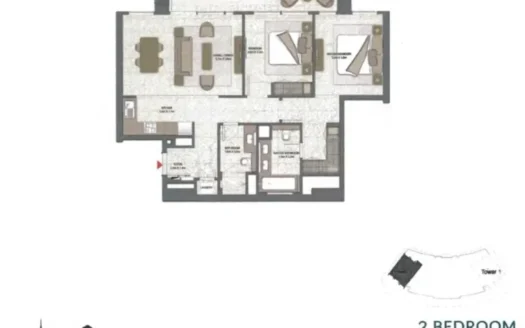 2BR Apartment | Creek Harbour