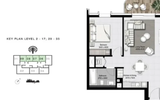 1BR Apartment | EMAAR Beach Front