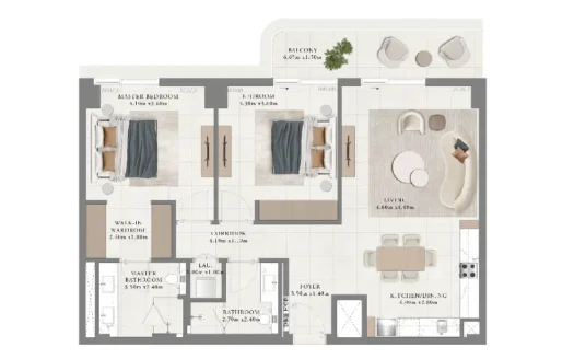 2BR im Bayline Rashid Yachts & Marina Emaar | Dubai